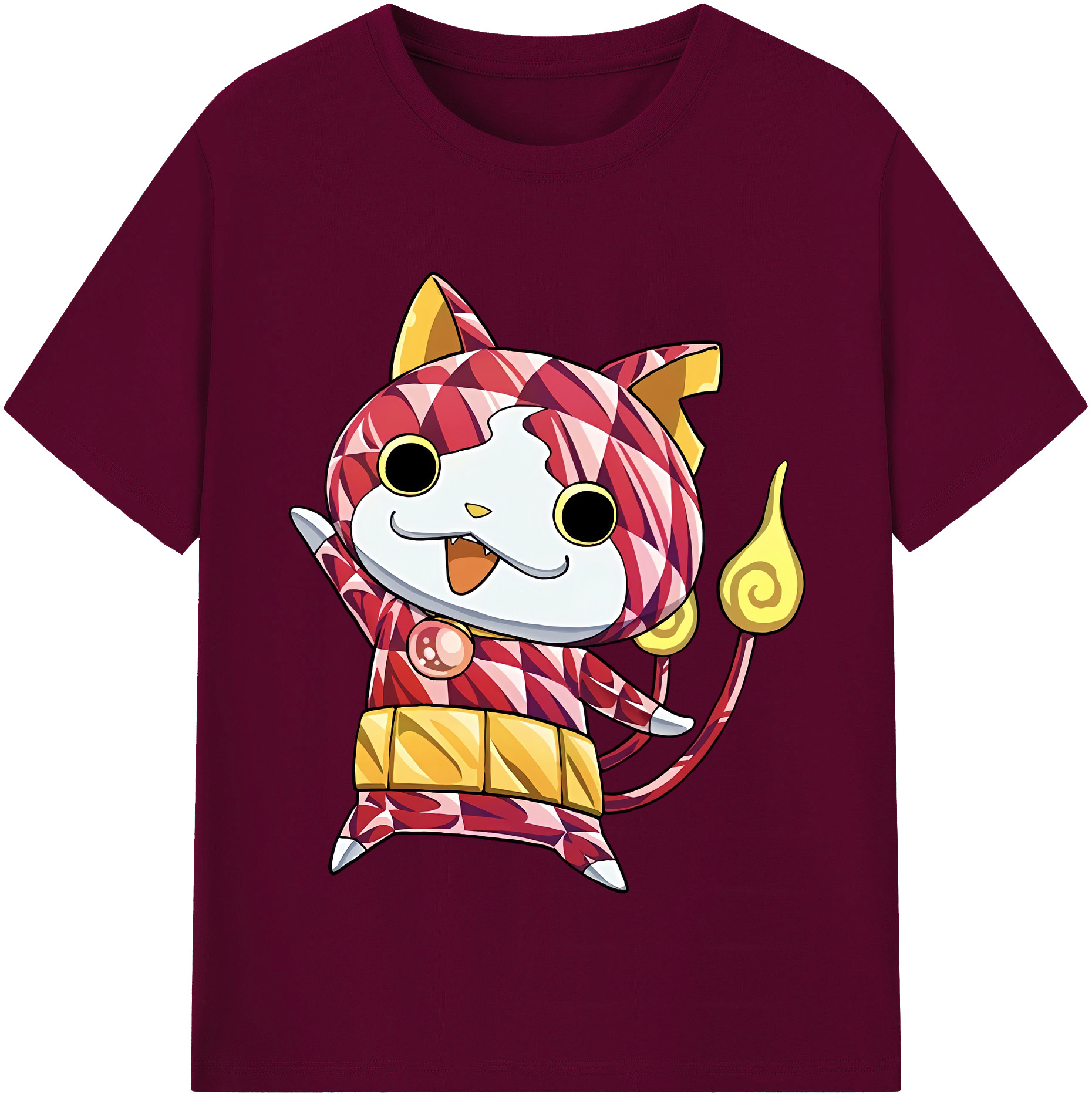 （画像用） 妖怪ウォッチ Yo-kai Watch レディースカジュアルプリントTシャツ（綿100％）